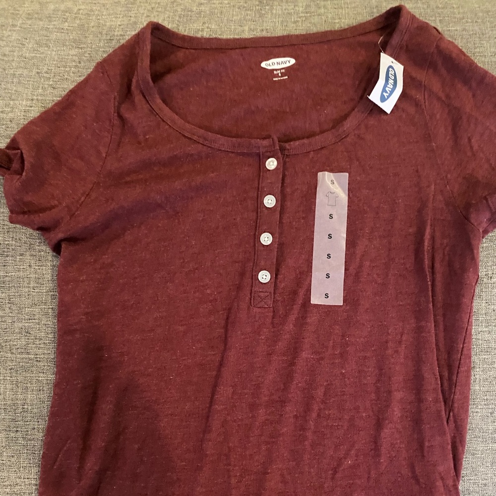 Old Navy Maroon T-shirt